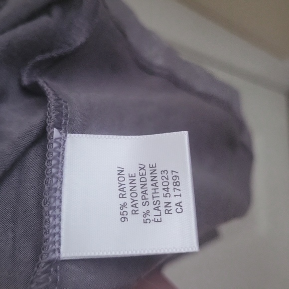 NWOT Banana Republic Reversible Silver Metallic Tank, Size S - Picture 6 of 7